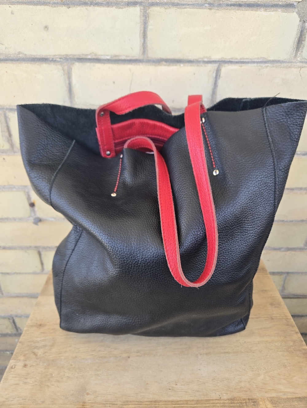 Roots Leather Tote